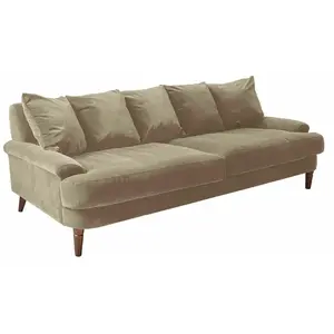 LOBERON Canapé Rivermere, beige (100 x 215 x 75cm)