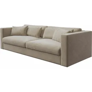 LOBERON Canapé Vérinette, beige (104 x 250 x 75cm)Vendu paramazon