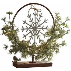 Comparateur de prix : LOBERON Support décoratif Nélivanne, marron vieilli (10 x 35 x 46.5cm)