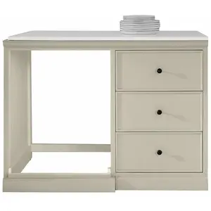 LOBERON Meuble pour lave-vaisselle Orlévine, gris (65 x 120 x 90.5cm)Vendu paramazon