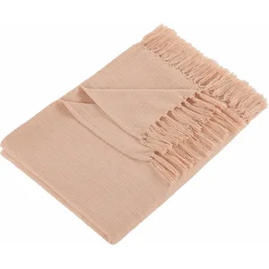 Comparateur de prix : LOBERON Plaid Elivara, rose (130 x 170cm)