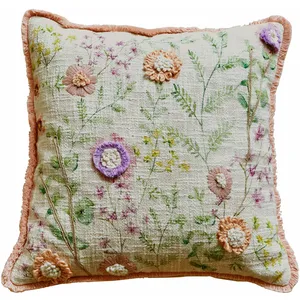 Comparateur de prix : LOBERON Housse de coussin Lailah, multicolore (40 x 40cm)