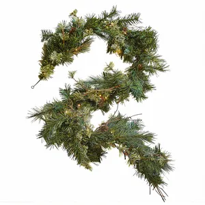 LOBERON Guirlande LED Enquilo, vert (180cm) pas cher