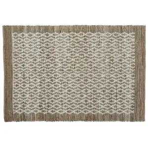 LOBERON Tapis réversible Amhara, marron/blanc (300 x 200cm) pas cher