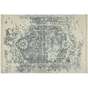 LOBERON Tapis Lortet, gris (200 x 140cm) pas cher