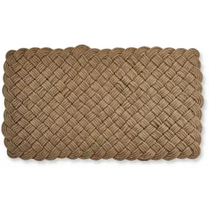 LOBERON Tapis long Hildas, marron (250 x 80cm) pas cher
