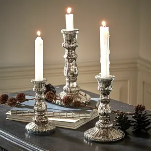 LOBERON Lot de 3 bougeoirs Favalina pas cher
