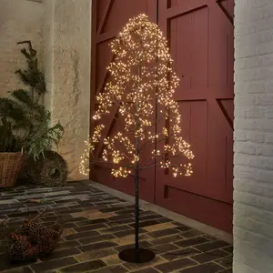 LOBERON Arbre à LED Brúnvek pas cher