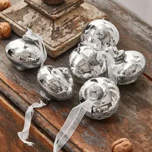 LOBERON Lot de 6 décorations de Noël Cheshire pas cher