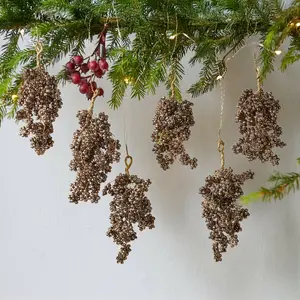 LOBERON Lot de 6 décorations à suspendre Fadira pas cher