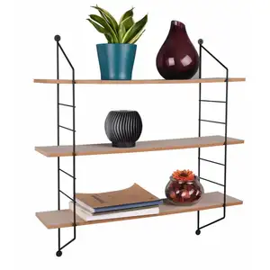 BOITE A DESIGN Étagère en métal noir pas cher
