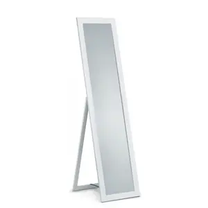 Miroir déco design en verre blanc pas cher