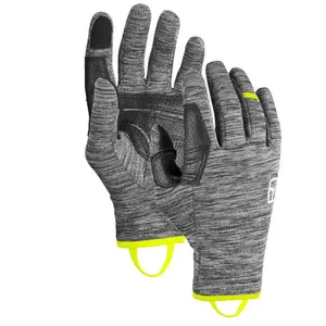 Ortovox Fleece Light Glove - Gants ski de randonnée homme Black Steel Blend L pas cher