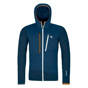 Comparateur de prix : Ortovox Pull Fleece Grid Hoody Deep Ocean bleu L