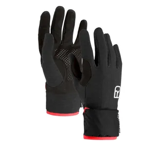 Ortovox Fleece Grid Cover Glove - Gants ski femme Black Raven XS pas cher