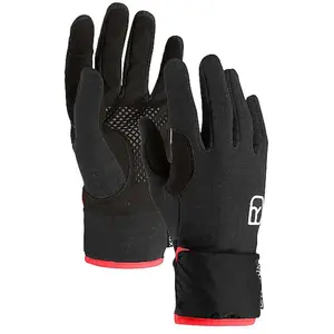 Ortovox Fleece Grid Cover Glove - Gants ski femme Black Raven S pas cher