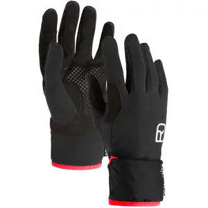Ortovox Fleece Grid Cover Glove - Gants ski femme Black Raven L pas cher