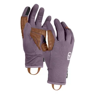 Ortovox - Women's Fleece Light Glove - Gants taille S, violet pas cher