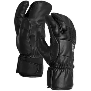 Ortovox - Full Leather 3 Finger Glove - Gants taille S, noir pas cher