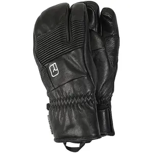 Ortovox - Full Leather 3 Finger Glove - Gants taille M, noir pas cher