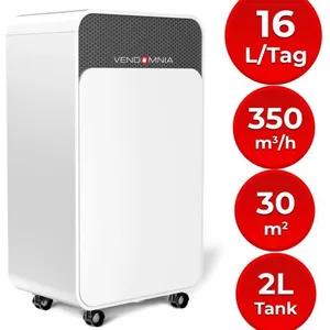 Déshumidificateur portable - VENDOMNIA - LFTENTF03-16 - 16L - 30m² - M... pas cher