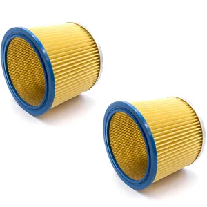 vhbw 2x filtre plissé compatible avec Tarrington House WVC3500 aspirateur - bleu/jaune pas cher