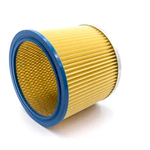 Comparateur de prix : vhbw 1x filtre plissé compatible avec Aqua Vac 9121 P, 9127 P aspirateur - bleu/jaune