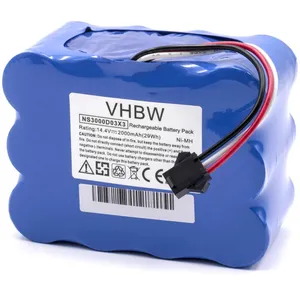 Comparateur de prix : VHBW vhbw NiMH batterie 2000mAh (14.4V) pour robot aspirateur Home Cle...