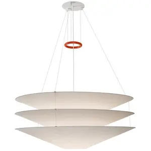 Comparateur de prix : Ingo Maurer FLOATATION 3-Suspension Papier Japonais Ø75cm avec câble 200cm dimmable Blanc