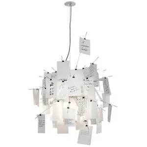 Comparateur de prix : Ingo Maurer - Suspension Zettel'z - Blanc - Papier - Designer Ingo Maurer