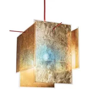 Comparateur de prix : Ingo Maurer Suspension de designer dorée 24 carats 450 cm