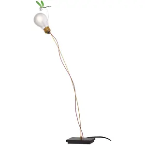 INGO MAURER lampe de table I RICCHI POVERI BZZZZ (Vert - Métal et verre)