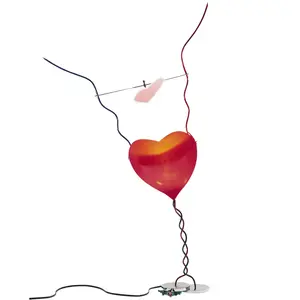 Comparateur de prix : Ingo Maurer One From The Heart Lampe de table, LED, 4077000,