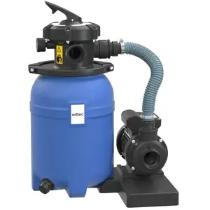 Filtre à sable 250W 14L Cuve de filtration Pompe auto-amorçante 10000L...