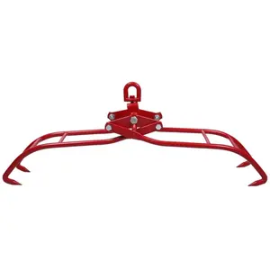 WILTEC Pince forestière pour troncs max. 930 mm, Force 1000 kg, Pince de levage, 4 Mandrins de serrage pas cher