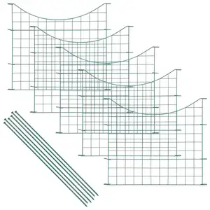 Comparateur de prix : Wiltec Clôture de bassin Fil de fer   2,5 mm Vert 7,5 kg Maille 65 x 6...