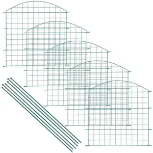 Comparateur de prix : Clôture de bassin Fil de fer   2,5 mm Vert 8,2 kg Maille 65 x 65 mm Hauteur 78 cm Grillage de jardin Barrière extérieure Grillage métallique