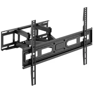 WILTEC Toboli Support tv mural Écrans 37 à 80 pouces Bras pivotant 120° Inclinable Rotatif Dispositif Support Orientable Meuble