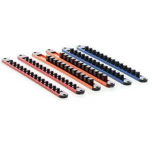 Xpotool - 6x Rangement porte douille pour 80 pièces   350 x 28 x 24 mm...