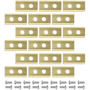 Comparateur de prix : Wiltec - Lot de 18 lames de rechange pour robot tondeuse   en Acier inoxydable et Titane   36 x 18 mm   épaisseur 0,9 mm   Tonte de Gazon Pelouse,