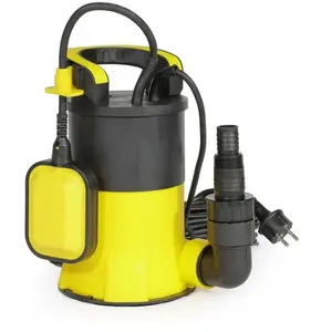 Wiltec - Pompe à eau immergée à aspiration plate 400 w Jusqu'à 1 mm ... pas cher