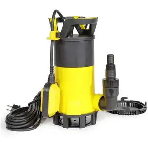 Comparateur de prix : Wiltec Pompe à eau immergée 3 en 1 à aspiration plate 400 W Jusqu à ...