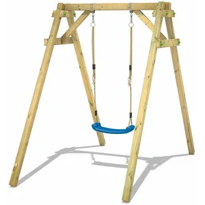 Comparateur de prix : WICKEY Portique balançoire Aire de jeux Smart One Portique bois pour e...