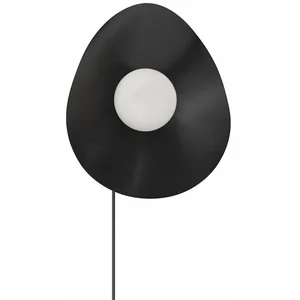 Applique murale en aluminium noir 22cm Fuji - NORR11 pas cher