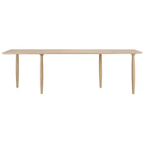 Table à dîner en chêne noir 95 x 200 cm Oku - NORR11 pas cher