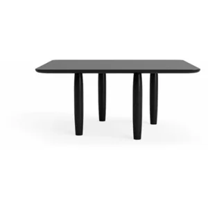 Table basse carrée en chêne noir 80 x 80 cm Oku - NORR11