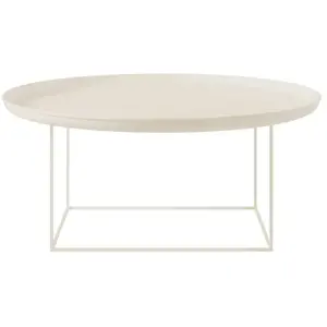 Table basse blanche 90 cm Duke - Norr11