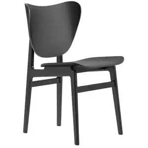 Chaise en chêne noir Elephant - NORR11 pas cher