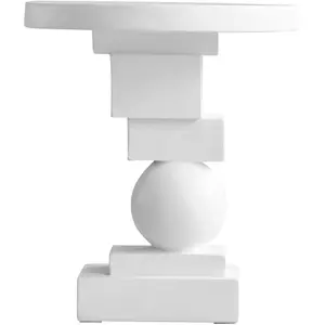 101 COPENHAGEN - Table d'appoint Artist - Blanc - Béton fibré - Design...Vendu parmade-in-design