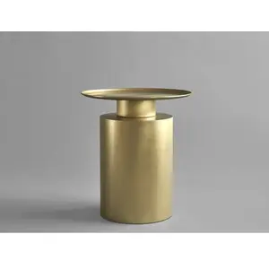 Table basse en laiton 50 cm Pillar - 101 Copenhagen pas cher